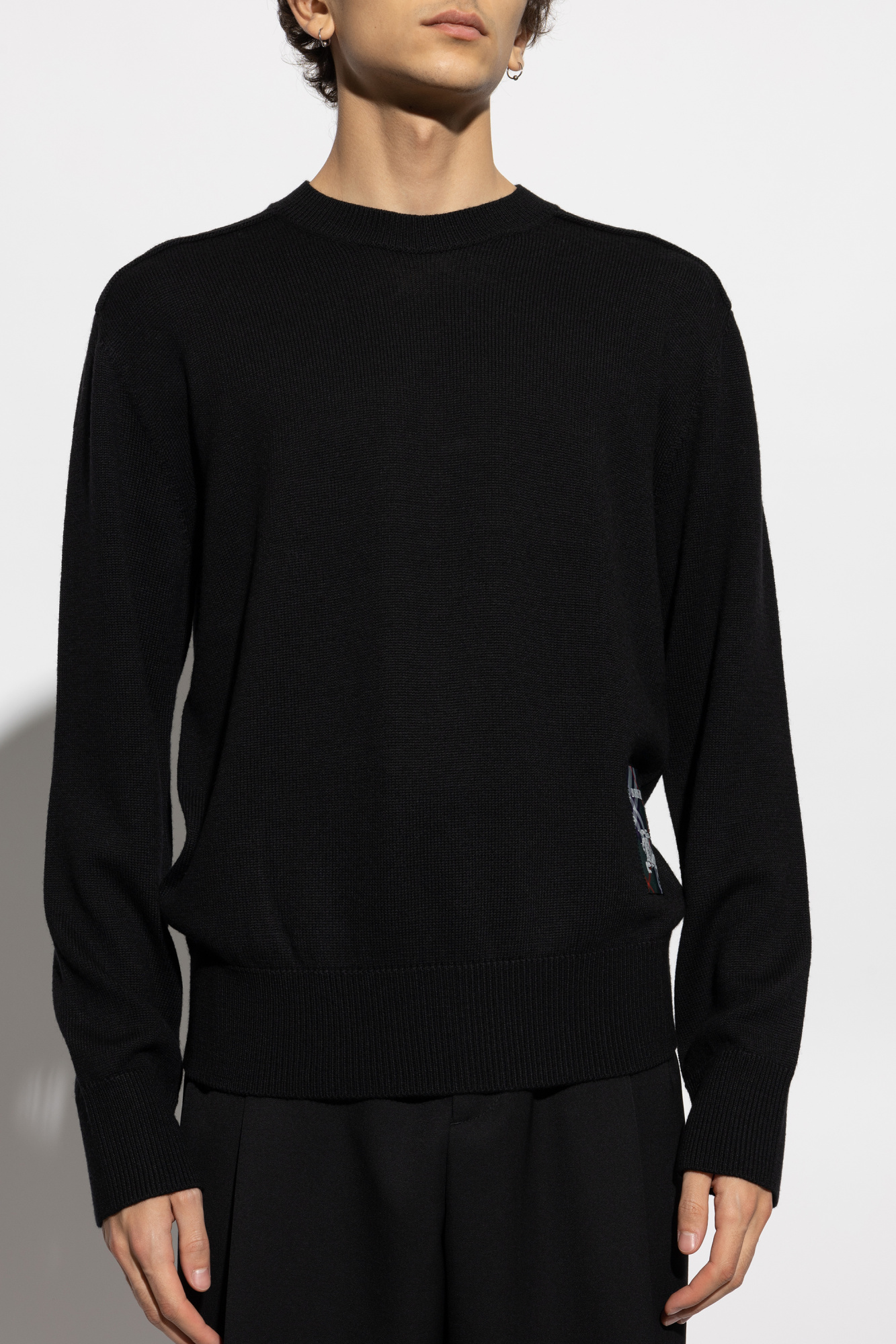 Black Wool Jumper Burberry Vitkac GB